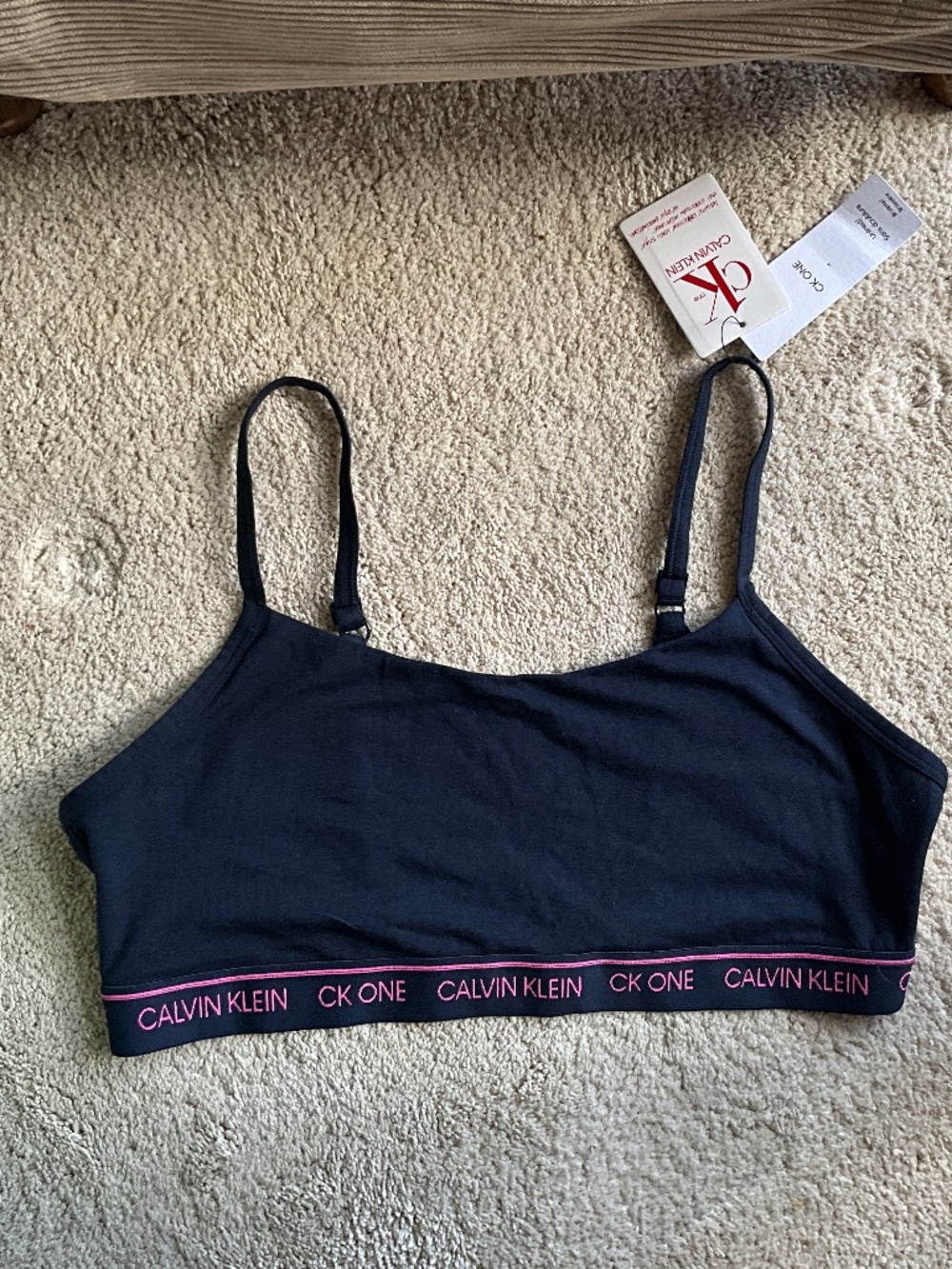 Calvin Klein Cotton Stretch Bra XL New